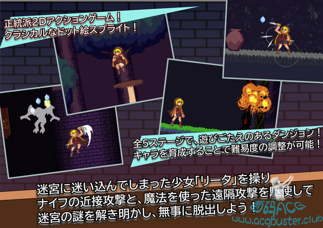 [像素风ACT]好色的巫术！Lustful Sorcery DL正式版[全动态/400] ACT 第2张